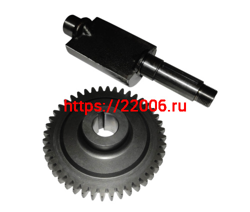 Вал балансирный GY6-180 1P62F WD180 с шестерней (162F.01.420, 162F.01.410)