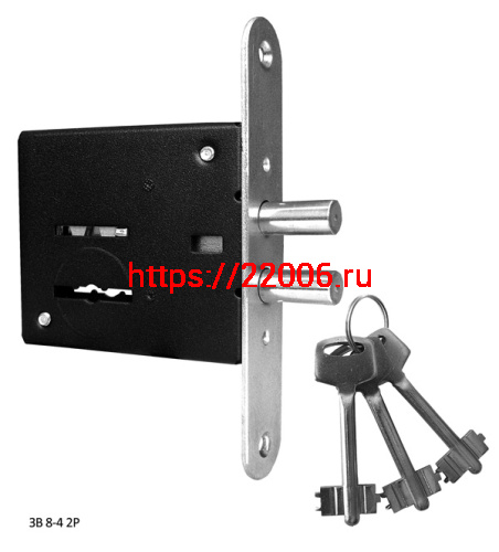 Замок Omega (Омега) врезной сувальдный ЗВ8-4 2Р, 3 кл. Замок Omega (Омега) врезной сувальдный ЗВ8-4 2Р, 3 кл.