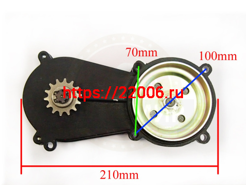 Редуктор 139F-2 с автом. сцеплением, без звездочки и цепочки (НАБОР) Редуктор 139F-2 с автом. сцеплением, без звездочки и цепочки (НАБОР)