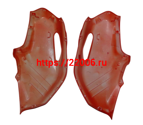 Облицовка бензобака HIRO 250 правая+левая (T2BK012601A00108+T2BK012602A00109) фото 3
