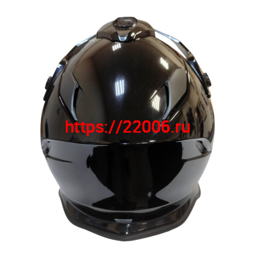 Шлем кроссовый со стеклом (туринг) СНЕГОХОДНЫЙ COBRA EC H331, черный, с ПОДОГРЕВОМ ВИЗОРА, размерXXL фото 4 Шлем кроссовый со стеклом (туринг) СНЕГОХОДНЫЙ COBRA EC H331, черный, с ПОДОГРЕВОМ ВИЗОРА, размерXXL фото 4