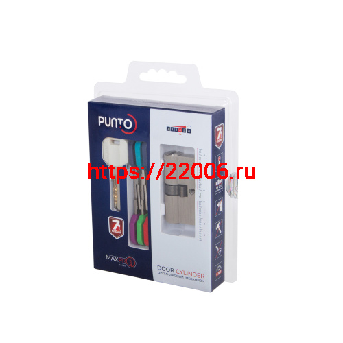 Цилиндровый Punto (Пунто) механизм MaxPro7000Key70mm(30+10+30) SN никель 7key фото 3