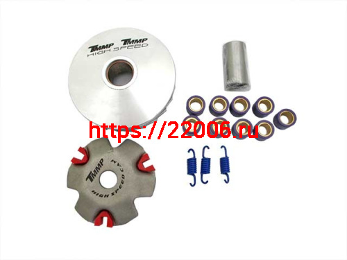 Вариатор спортивный Honda ZX AF34/35 в сборе (палец, пружины сцепления, ролики 6/7/8 гр.) ТММР