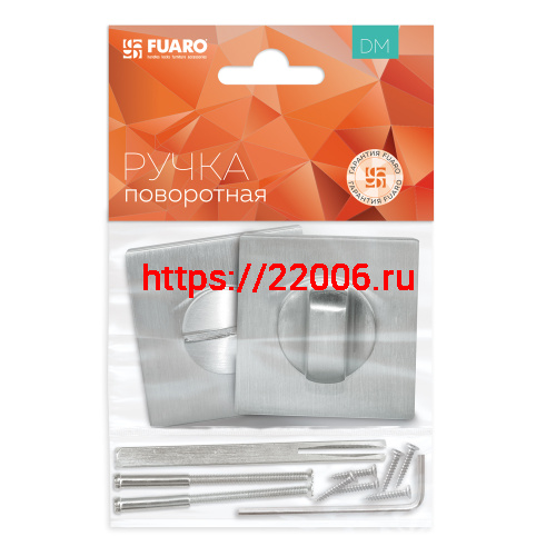 Ручка Fuaro (Фуаро) поворотная BK6.K.DM51 (BK6 DM) SSC-16 сатинированный хром фото 2