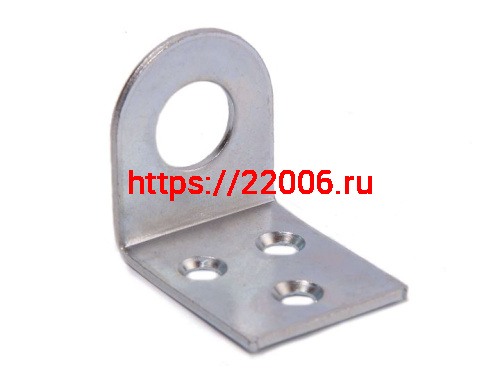 Проушины skobis (СКОБИС) ушко угловое 70х30 (70х30х2) цинк белый Проушины skobis (СКОБИС) ушко угловое 70х30 (70х30х2) цинк белый