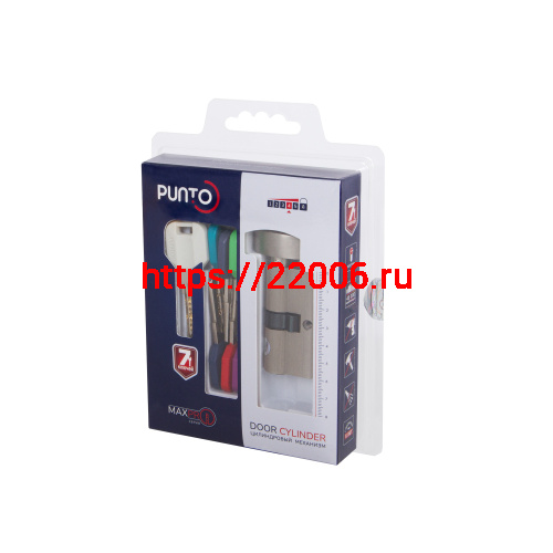 Цилиндровый Punto (Пунто) механизм MaxPro7002Knob60mm(25+10+25) SSC сатин.хром 7key с вертушкой фото 2 Цилиндровый Punto (Пунто) механизм MaxPro7002Knob60mm(25+10+25) SSC сатин.хром 7key с вертушкой фото 2