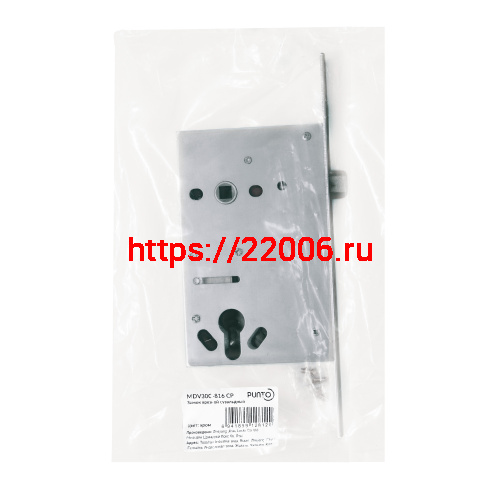 Корпус Punto (Пунто) врезного замка c защёлкой MDV30C-816 CP (V30/C) CP хром тех.уп. фото 2 Корпус Punto (Пунто) врезного замка c защёлкой MDV30C-816 CP (V30/C) CP хром тех.уп. фото 2