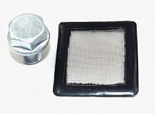 Пробка маслобака Дельта 139FMB/142FMD (болт + сетка)