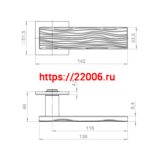 Ручка Armadillo (Армадилло) раздельная K.YM.MERENGA BL-26 черный фото 4 Ручка Armadillo (Армадилло) раздельная K.YM.MERENGA BL-26 черный фото 4