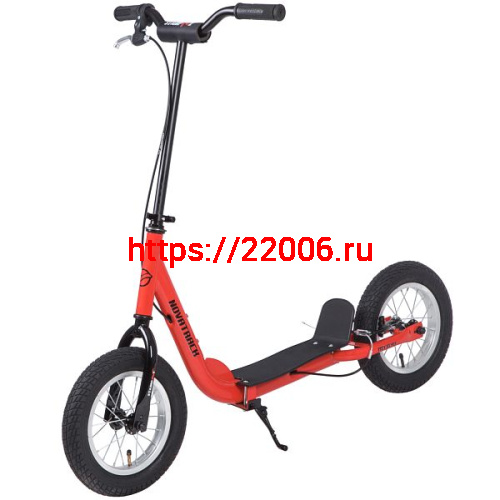 Самокат внедорожный NOVATRACK STAMP №2 (12", руч.тор.V-br, дропаут,мягкая накл.на руле) оранжевый Самокат внедорожный NOVATRACK STAMP №2 (12", руч.тор.V-br, дропаут,мягкая накл.на руле) оранжевый