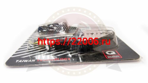 Боковой фонарь (LED) (компл. - 1 пар) QZ-004 карбон фото 2