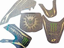 Комплект наклеек на кроссовый мотоцикл KIX Monster 2