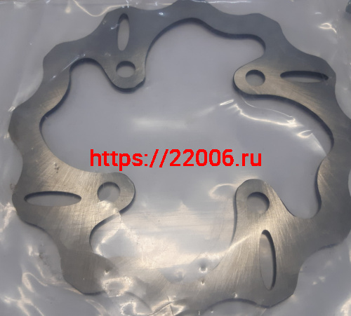 Диск тормозной задний 180мм под болт 8 мм фигурный Диск тормозной задний 180мм под болт 8 мм фигурный