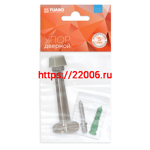 Упор Fuaro (Фуаро) дверной настенный STOPPER/15 (DS-15) SN-3 мат.никель фото 2 Упор Fuaro (Фуаро) дверной настенный STOPPER/15 (DS-15) SN-3 мат.никель фото 2