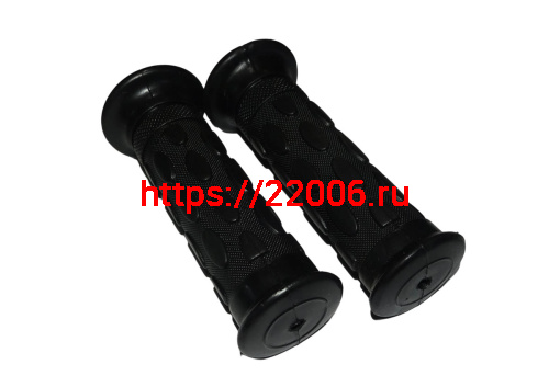 Ручка руля правая (газа) TRICKLER в сборе (с резинкой) + ручка левая (резиновая) (45050016+45060016) фото 3