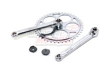 Шатуны 24" 44зуб./165мм (квадрат) (комплект)