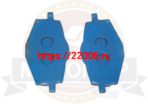 Колодки тормозные дисковые Yamaha YBR125  №2 фото 2