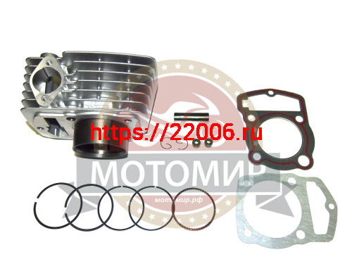 Цилиндр в сборе с поршнем CB125 см3 56.5мм (156FMI) Сenturion (H97мм, h69мм, палец 15мм)
