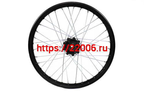 Обод 21"- 1.85 d=15мм передний черный Обод 21"- 1.85 d=15мм передний черный