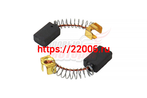 Щетки (№608) Макита (5х8х12) Пружина,пятак-уши с 4-х сторон,отстрел 1 (МАКИТА А-64