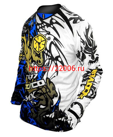 Футболка для мотокросса (Джерси) T117 синяя (М) Scoyco Футболка для мотокросса (Джерси) T117 синяя (М) Scoyco
